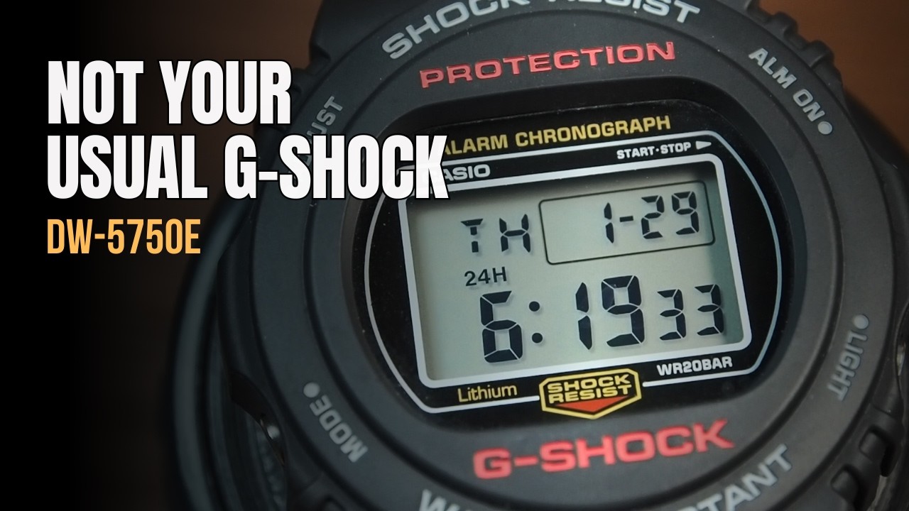 This Old School G-SHOCK Feels Different | DW-5750E Review