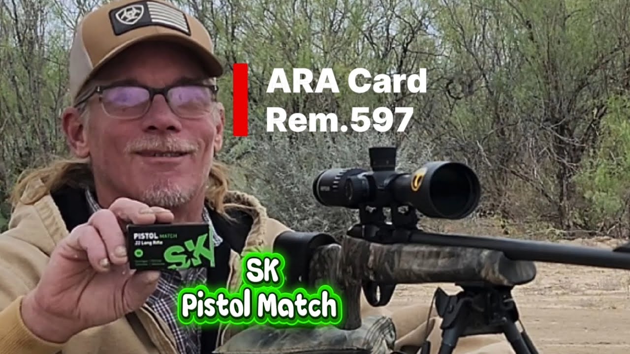 Remington 597 / SK Pistol Match / Карточка ARA! 🤔