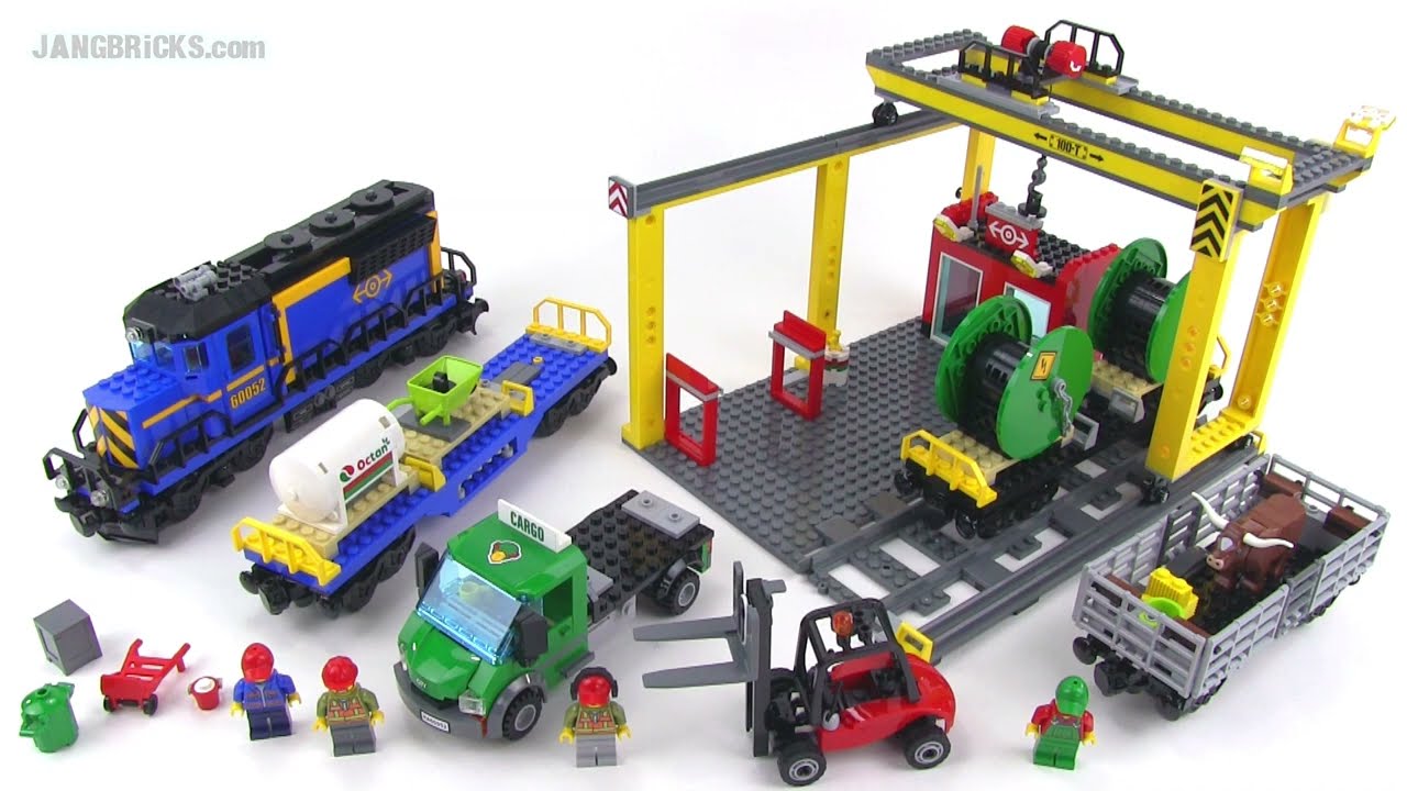🔄 LEGO City 2014 Cargo Train set review! 60052 re upload