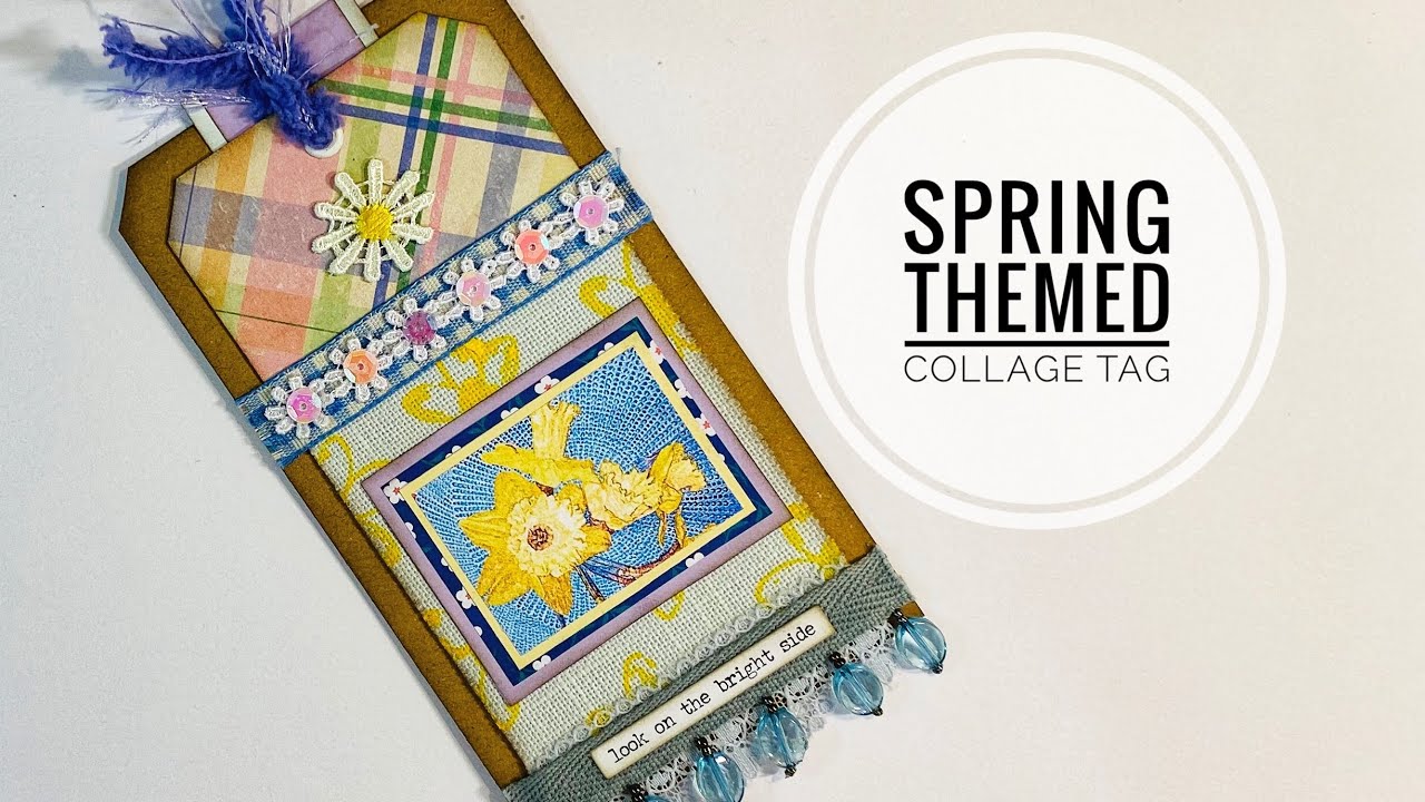 Create With Me - April Tag Of The Month From Piles Of Paragraphs