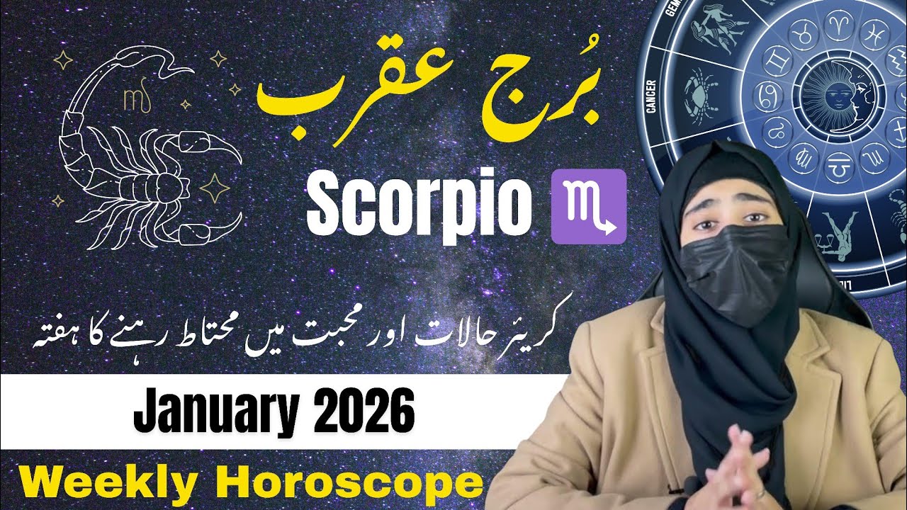 Scorpio Weekly Horoscope January 2026 – Love, Career & Life Insights