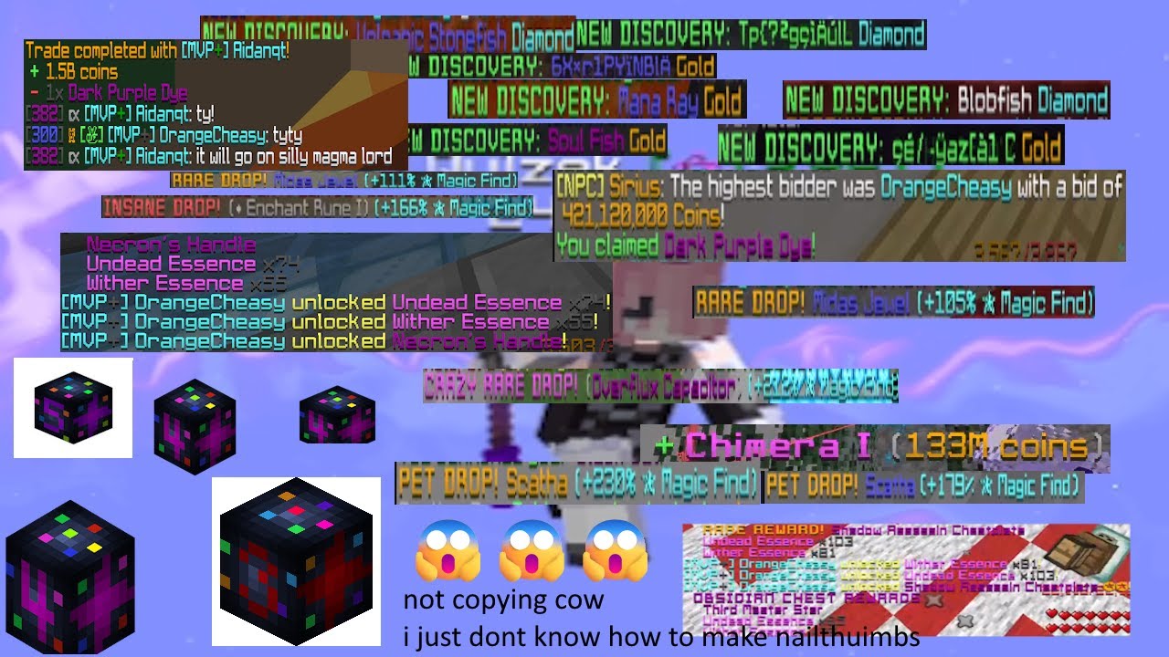 +4b or something (Hypixel Skyblock Moments/RNG Drops #1)