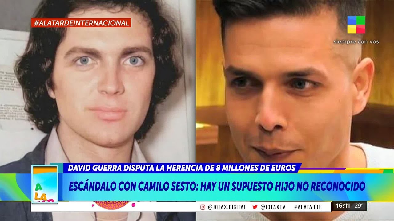 💣 Bomba internacional: el hijo no reconocido de CAMILO SESTO