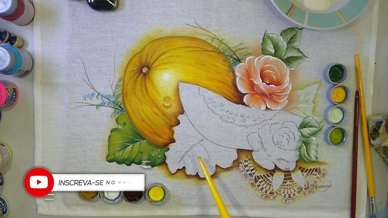 Roberto Ferreira - Aprenda Pintar Rosa, Folha, Melão e Acabamentos
