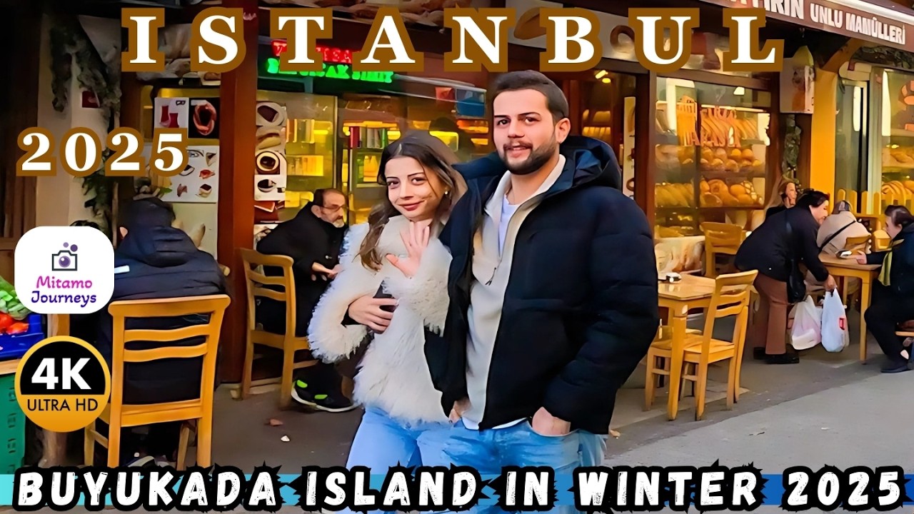 Step Into The Magical Princess Island Of Buyukada In Istanbul - January 2025  | 4k Walking Tour!