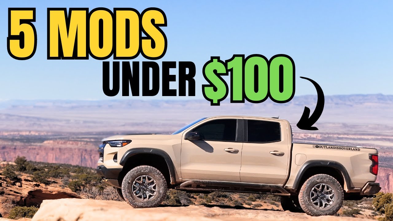 Модификации Colorado/Canyon 5 2023+ менее чем за 100 долларов