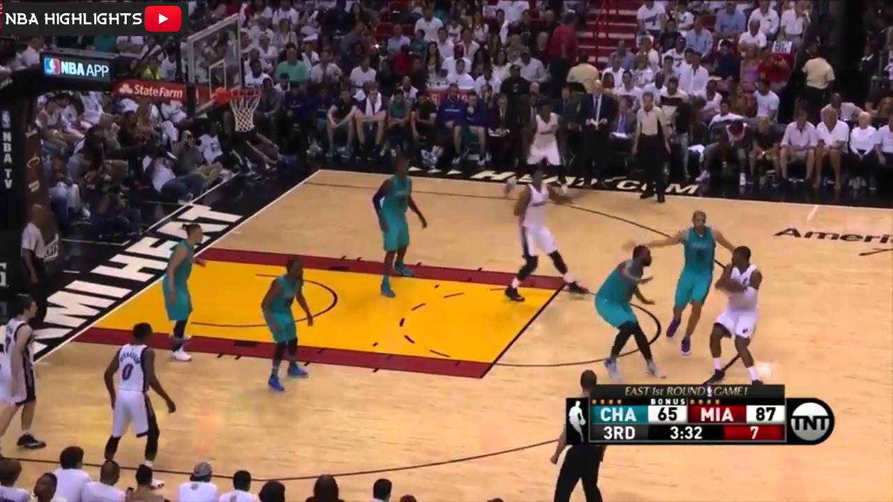 Charlotte Hornets vs Miami Heat Game 1 Full Game Highlights | April 17, 2016 | NBA Playoffs