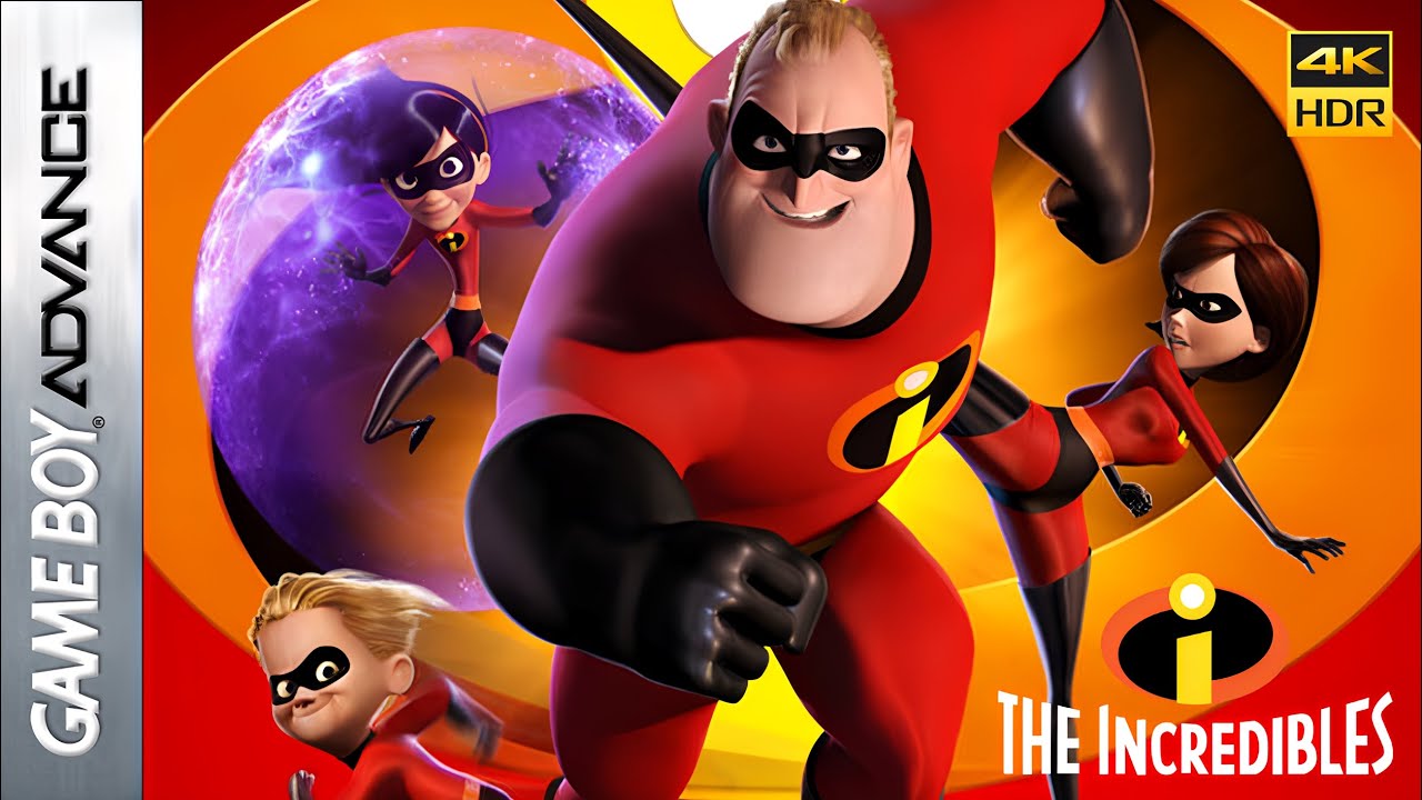 The Incredibles 4K 60FPS Full Game | Longplay GBA