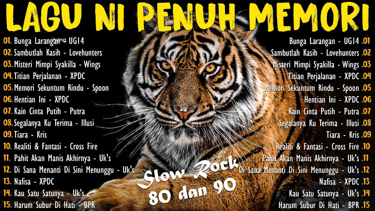 Lagu Jiwang Rock 80an dan 90an Terbaik - Lagu Slow Rock Malaysia Lama Terbaik Sepanjang Zaman