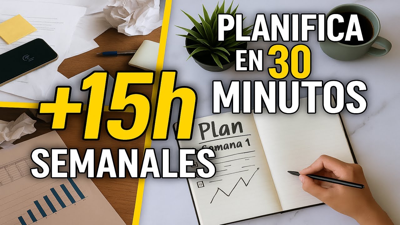 Planifica en 30 Minutos y Gana +15h Semanales | M&eacute;todo de Alta Productividad