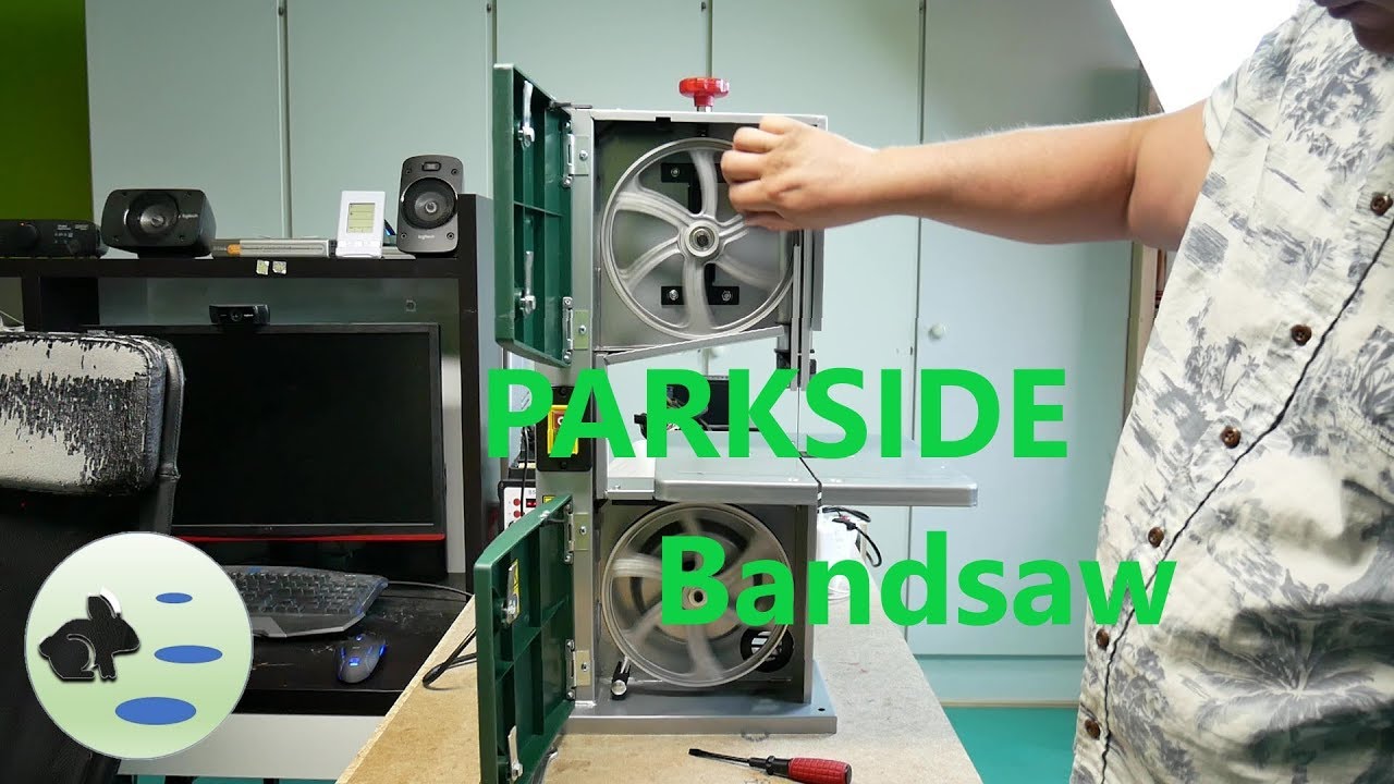 Parkside Lidl bandsaw assembly and test