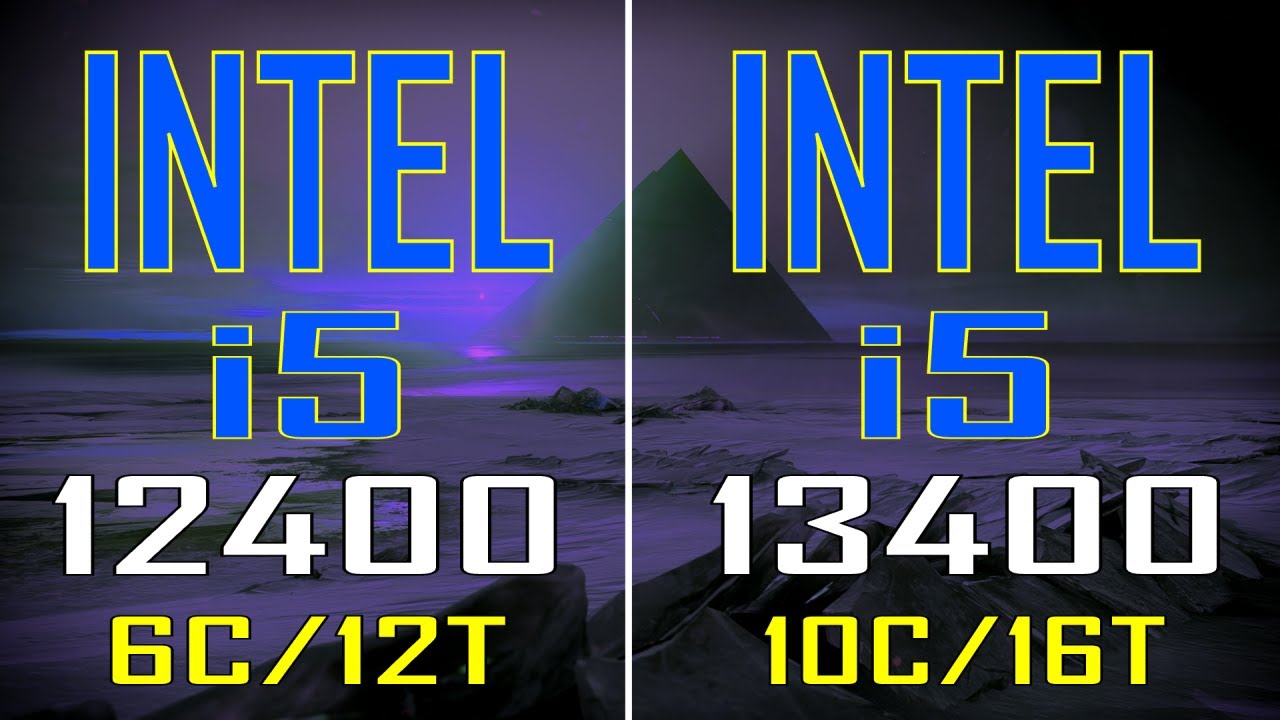 INTEL i5 12400 vs INTEL i5 13400 // PC GAMES BENCHMARK TEST ||