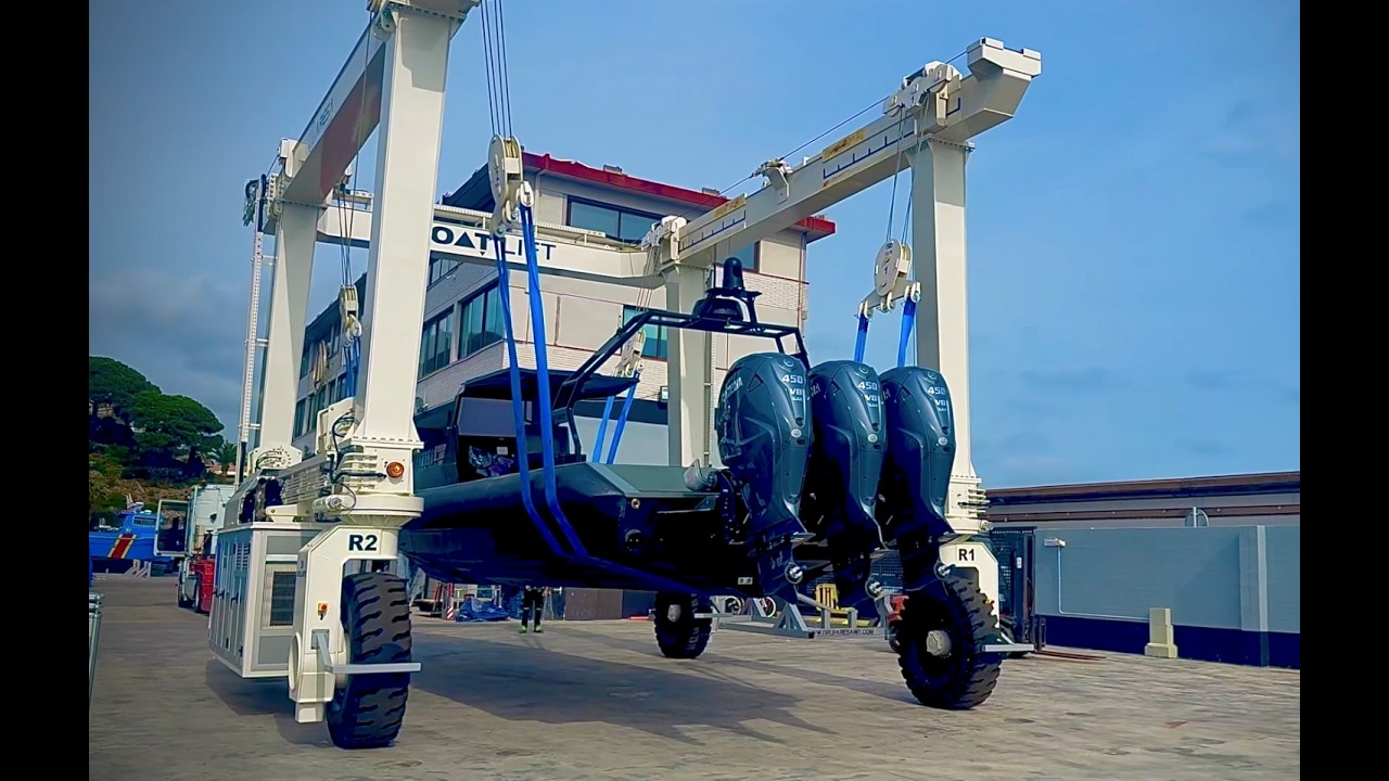 New Travel Boat Lift | Shipyard Operations | Professional vessels