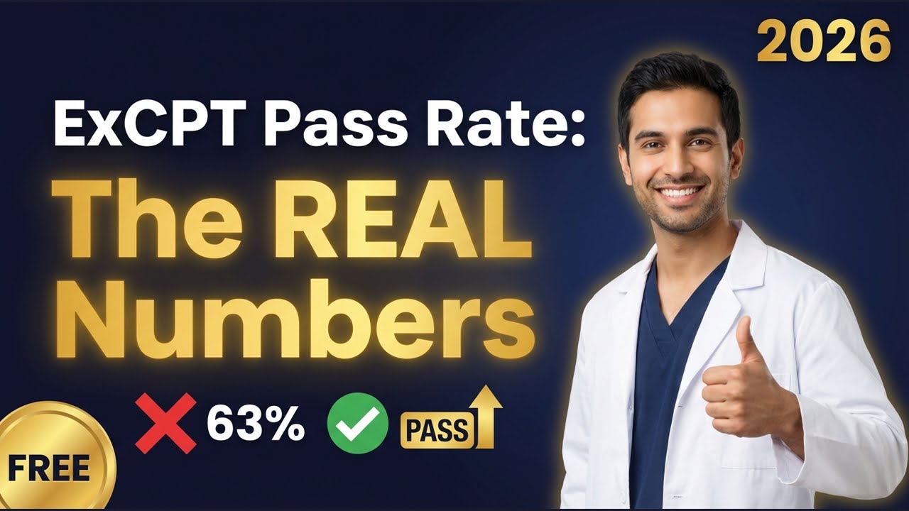 ExCPT Pass Rate 2026: Why 36% Fail & How to Beat the Odds (FREE Prep)