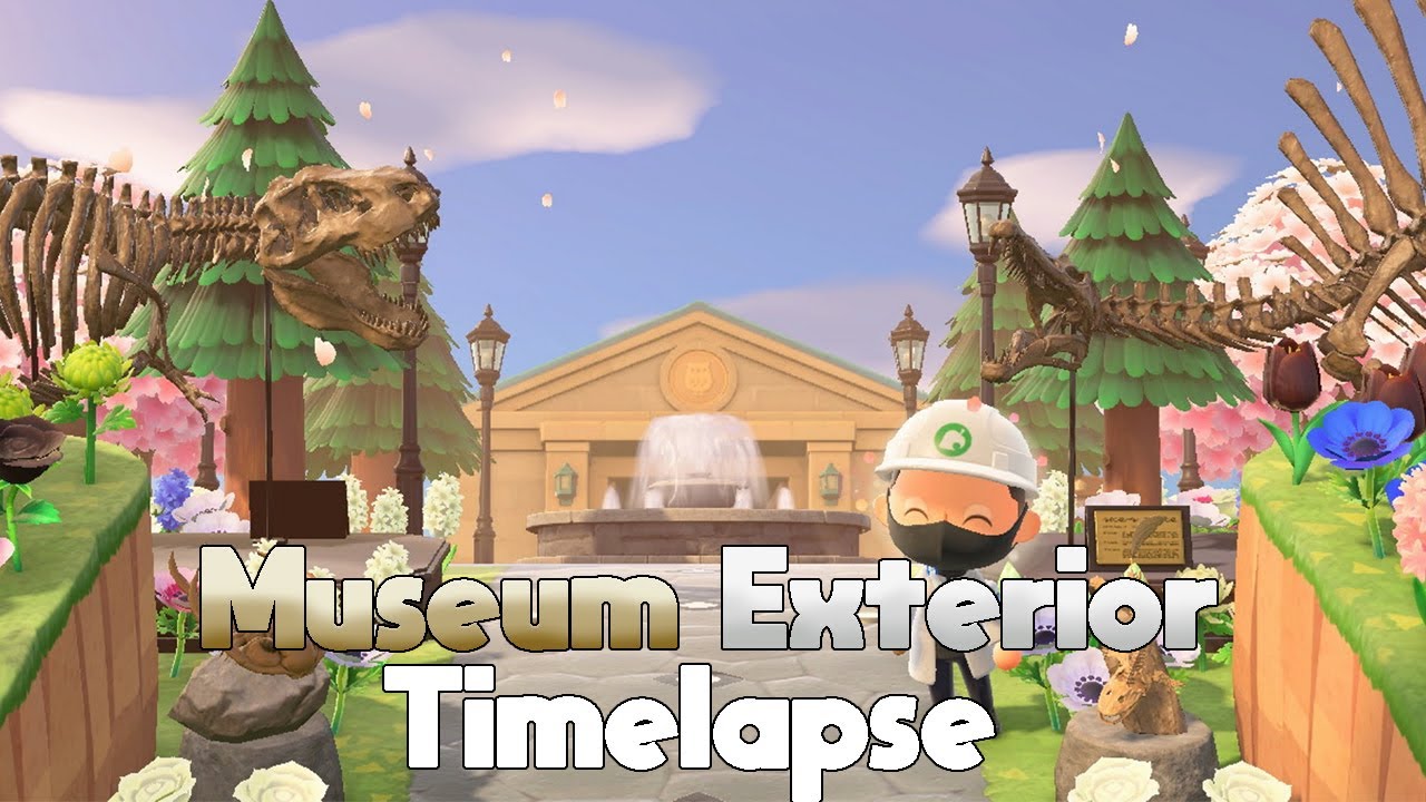 How I Created an AMAZING Museum Entrance(Timelapse) | Animal Crossing New Horizons
