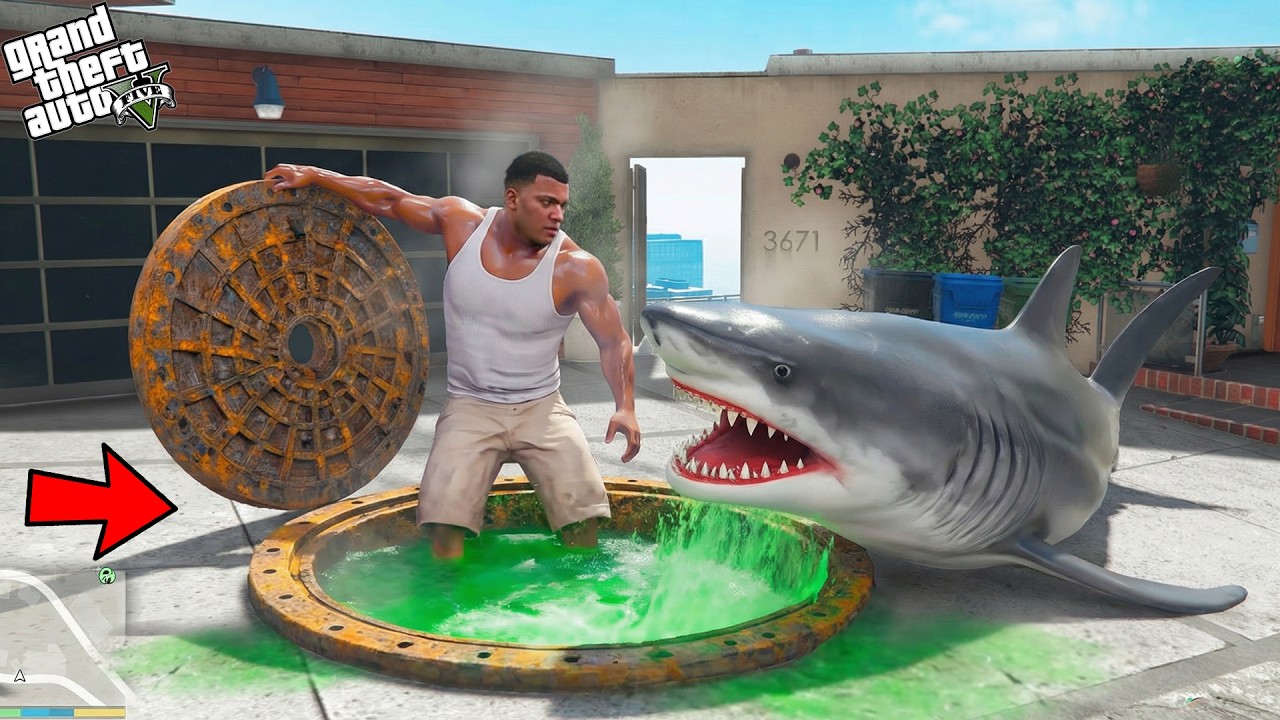 Franklin Found A New Underwater Secret Base in GTA 5 !