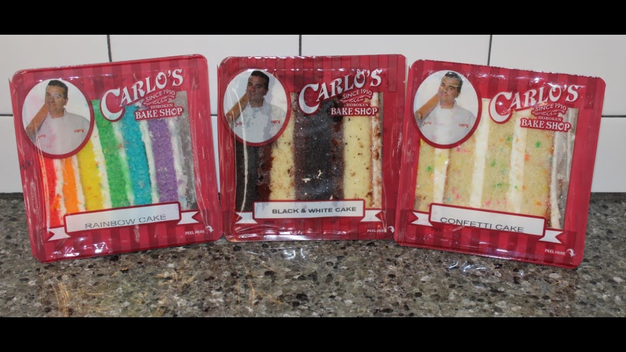 Carlo’s Bake Shop Cake Slices: Rainbow Cake, Black & White Cake and Confetti Cake Review