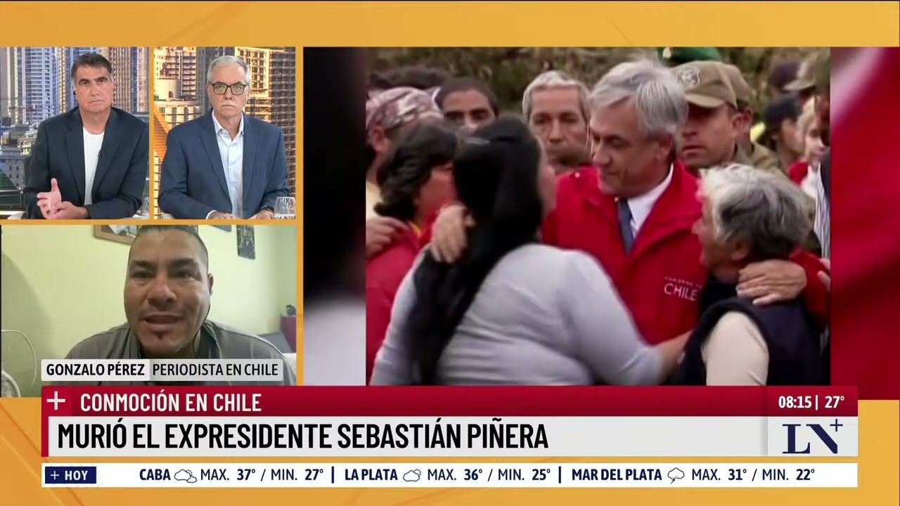 Conmoción en Chile: murió el expresidente Sebastián Piñera en un accidente de helicóptero