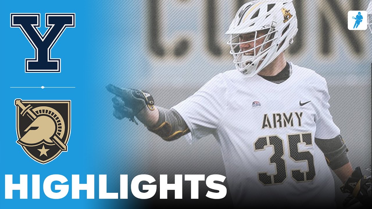 Yale vs Army | NCAA College Lacrosse | Highlights - February 19, 2025