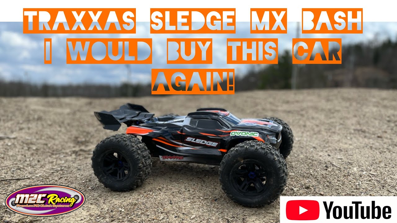 Traxxas Sledge MX Track Bash!