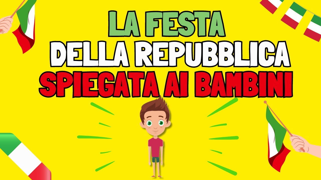Il 2 giugno - La Festa della Repubblica Italiana spiegata ai bambini (cartoon) 🇮🇹