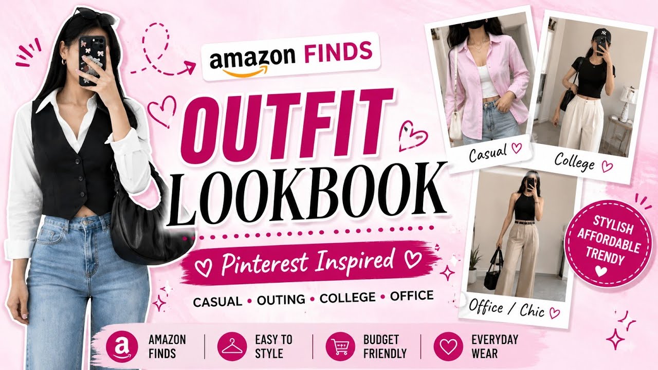 Pinterest Inspired outfit ideas| Amazon Finds | Casual & College Outfit ideas 
