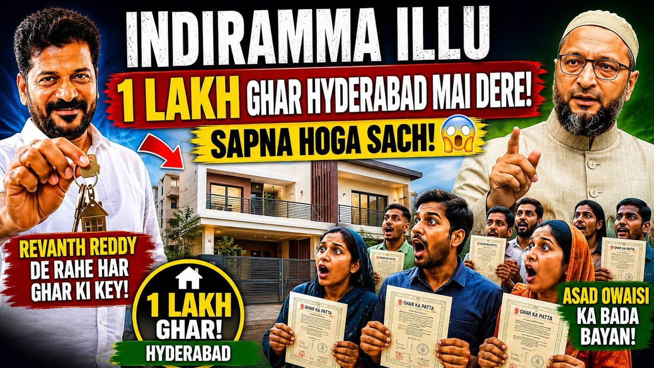 1 Lakh Indiramma Illu in Hyderabad! 😱 Revanth Reddy's Biggest Announcement | Who Will Get a House?