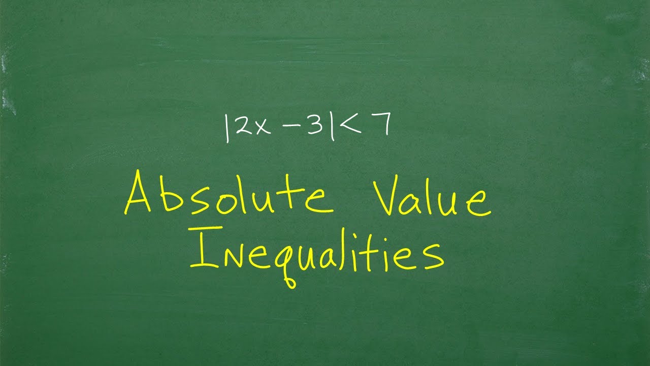 Absolute Value Inequalities – How to Solve