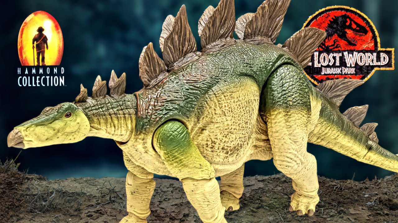 Mattel Hammond Collection adult Stegosaurus Review!!! Lost World Jurassic Park!!!