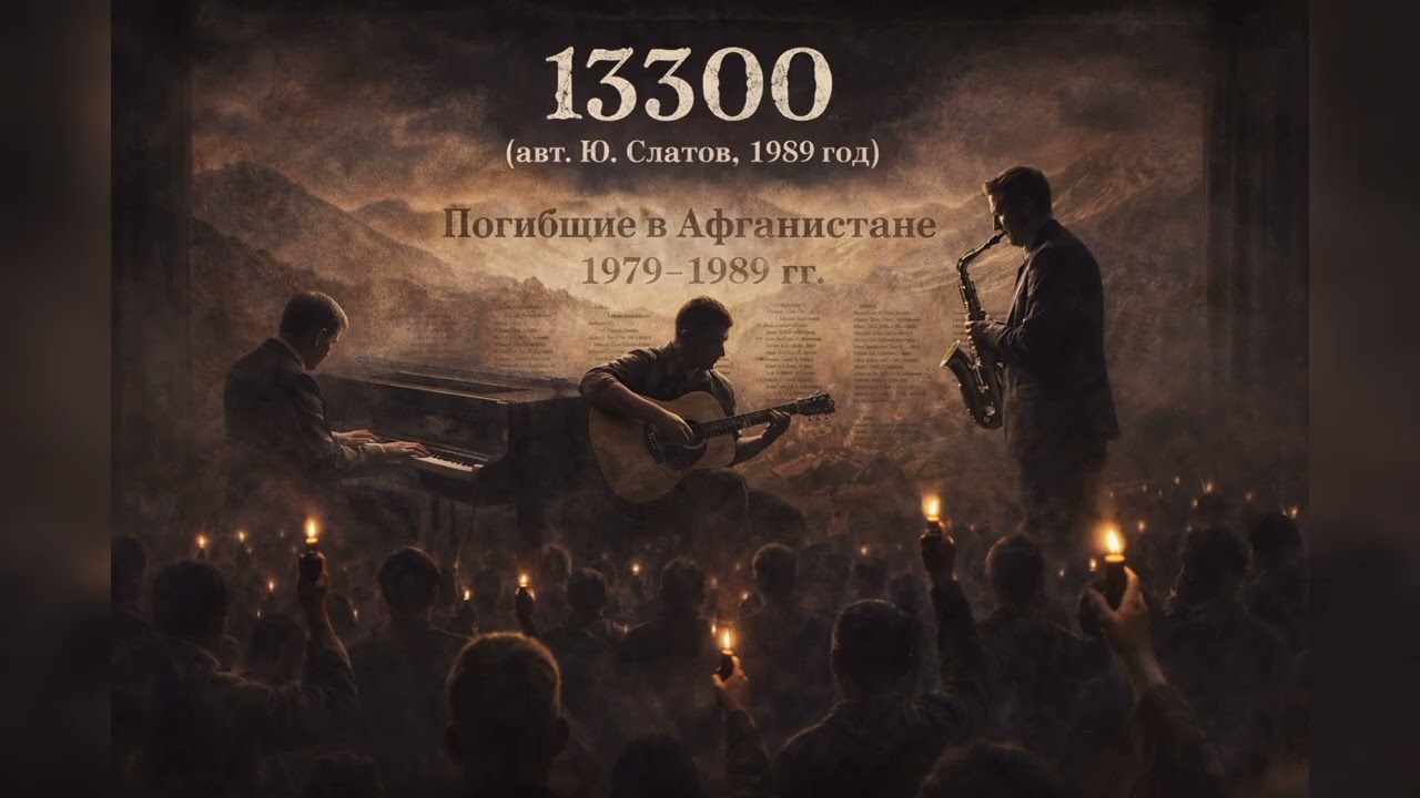Погибшим в Афганистане - 13300 (авт. Ю. Слатов, 1989 год) #музыка #песни #хиты #ссср #афган 