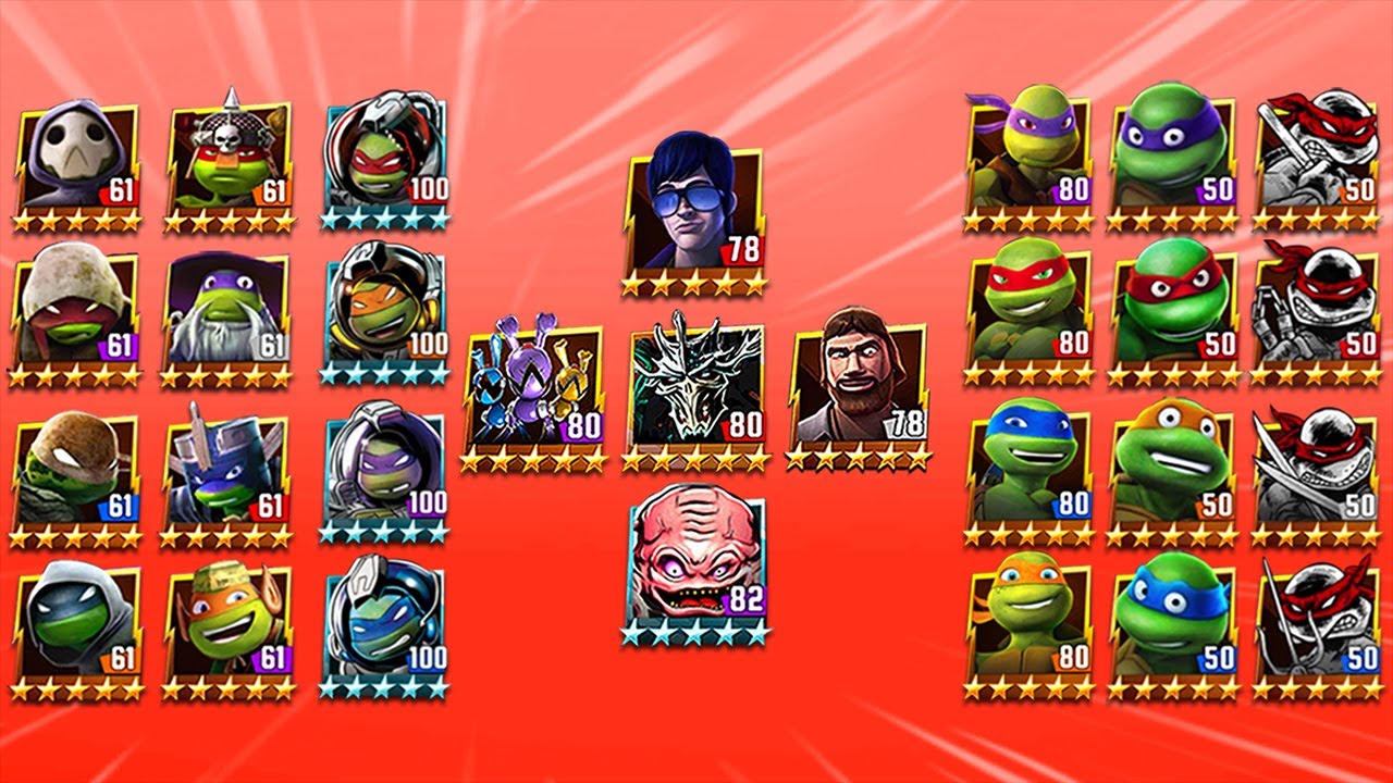 TMNT Legends Super Shredder, Krang Classic, Hun, Bunnies, Chris Bradford