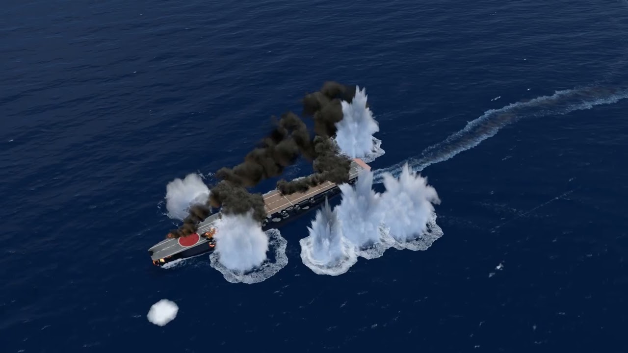 Busy Morning at Point Luck - 06 Nagumo’s Desperation: Kaga Gets Hammered
