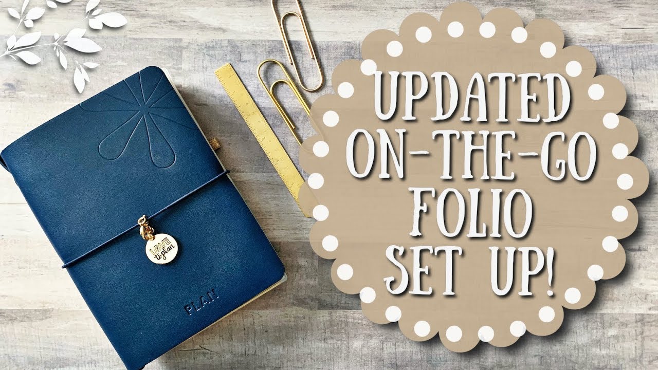 SET UP | On-the-Go Folio | Erin Condren