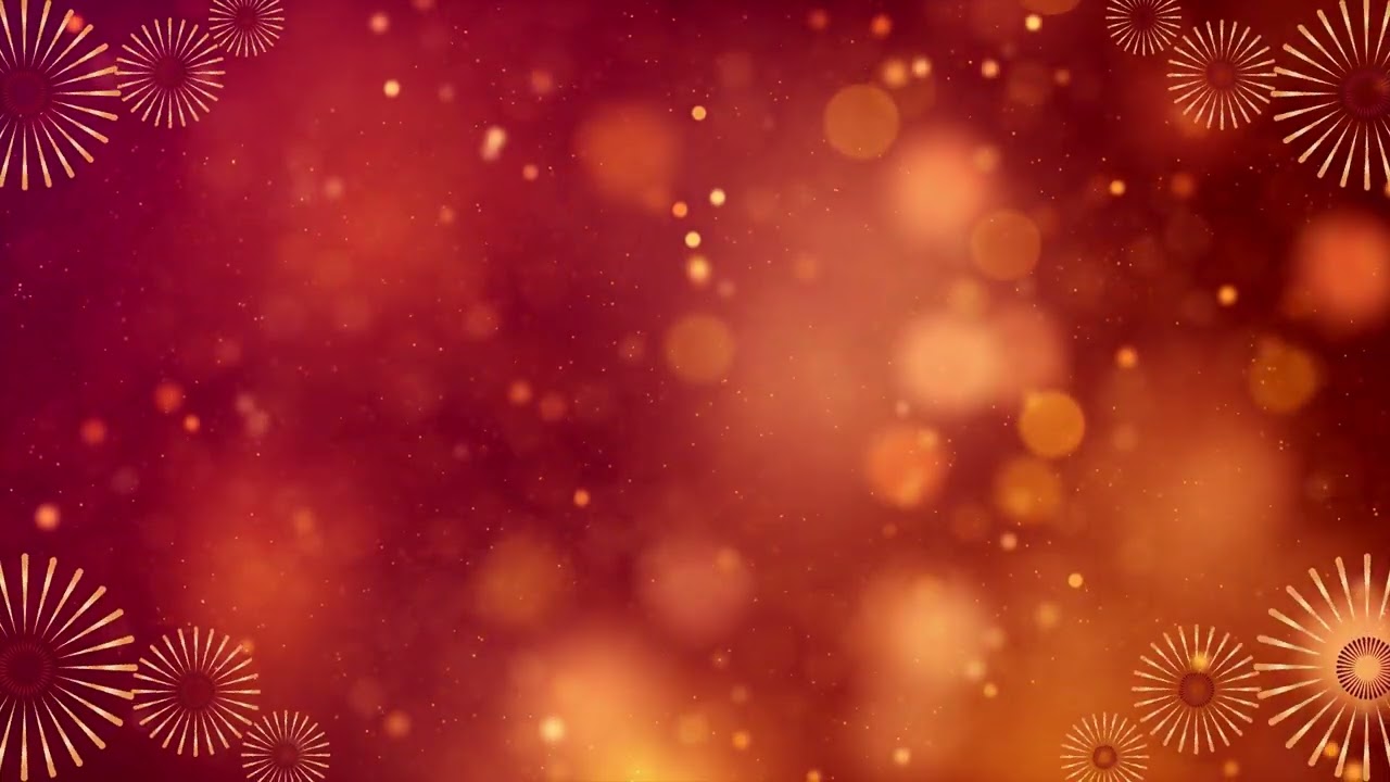 [4k] Red Yellow Chinese New Year Background Video | No Sound 5min