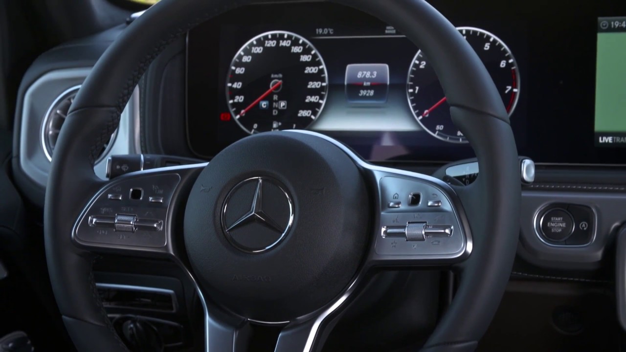Mercedes-Benz G 500 in Brilliant blue metallic Interior Design