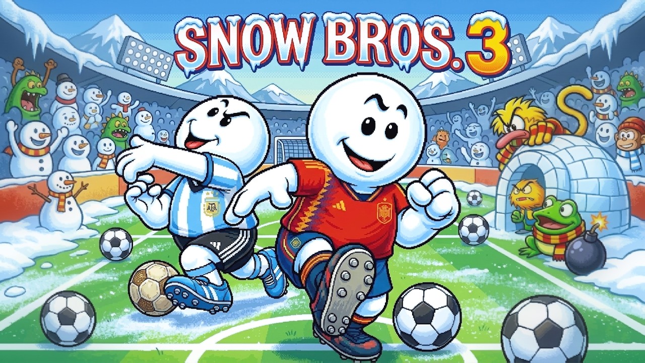 El SNOW BROS DE FÚTBOL ⚽ Misterios de Arcades de Nuestra infancia