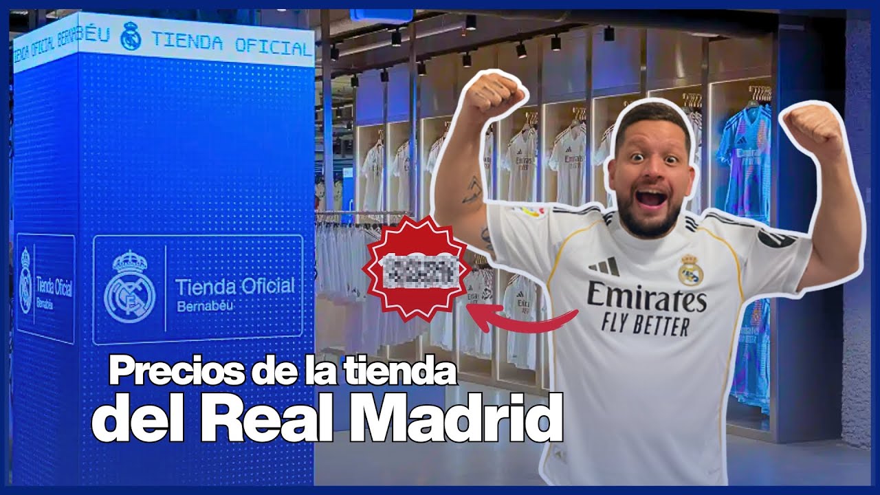 Precios Tienda REAL MADRID en el Santiago Bernabéu