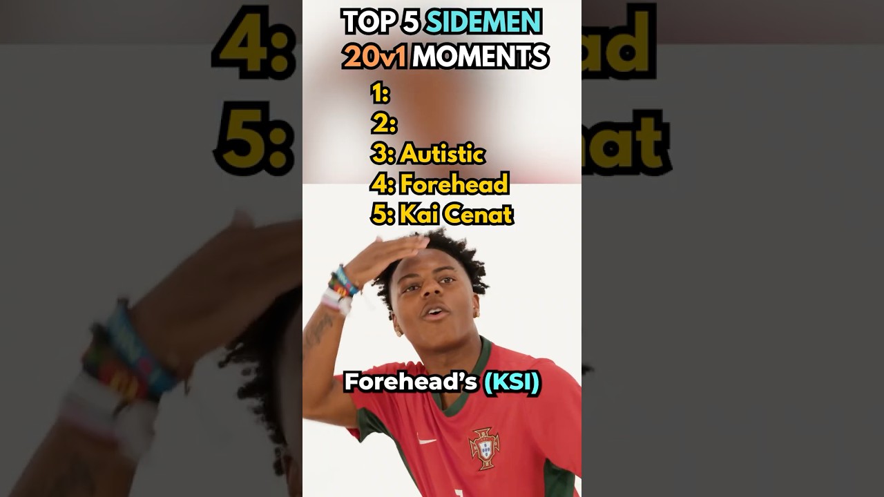 Top 5 Funniest Sidemen 20v1 Moments 💀😂 #sidemen