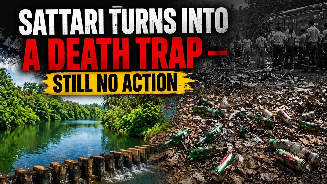 Sattari Turns Into a Death Trap &mdash;  Still No Action#Goa #Goanews #DeathTrap #Sattari #River