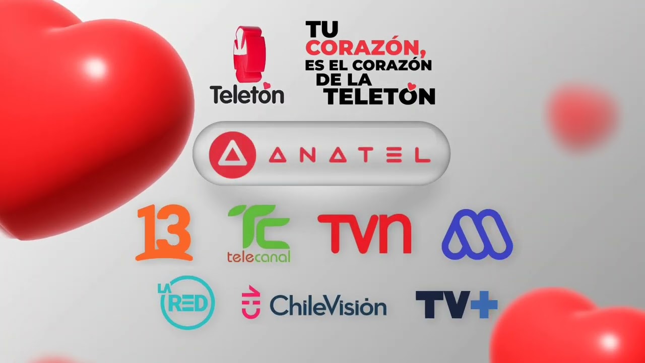 Cortina Teletón 2025 - ANATEL (Diseño propio)