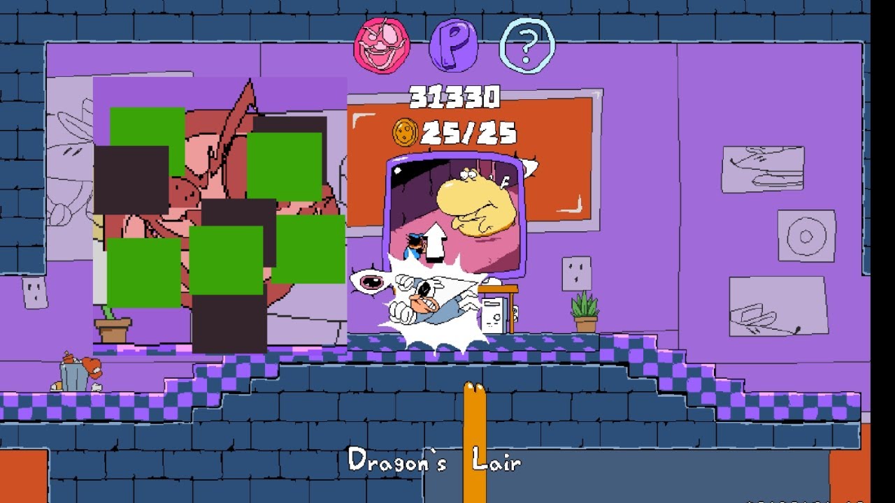 Pizza Tower '19 Plus: SAGE 2024 Demo Dragon's Lair Lap 3 (Hardmode) P rank No Badges