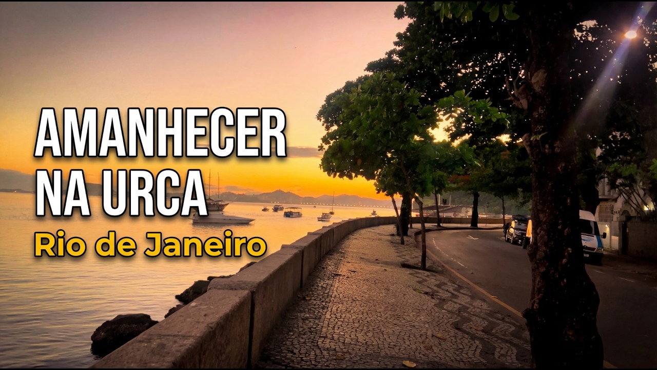 AMANHECER NA URCA 🌅 | Um dos lugares mais bonitos do Rio