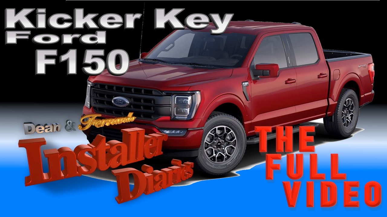 Ford F150 get a full Kicker Key car stereo install