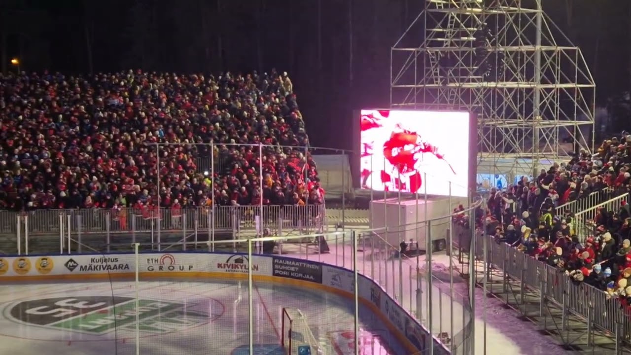 Alkutunnelmia Ässät-Lukko Talviklassikko 25.1.25.