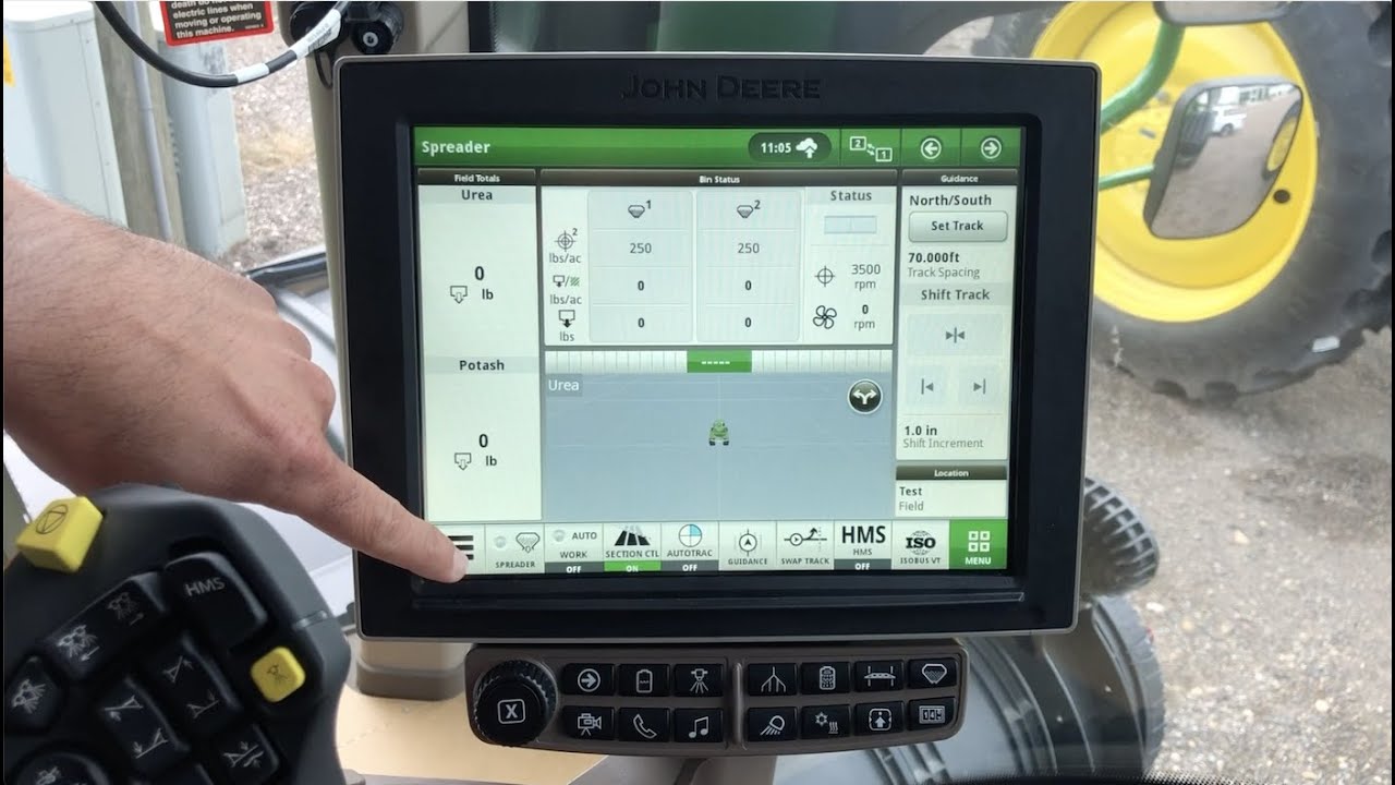 4600 Display in the John Deere F4365 High-Capacity Nutrient Applicator