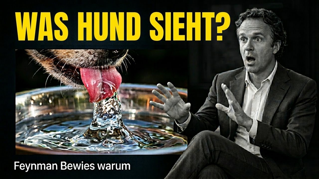 Die ECHTE Physik hinter dem Trinken deines Hundes (Niemand sieht das!)