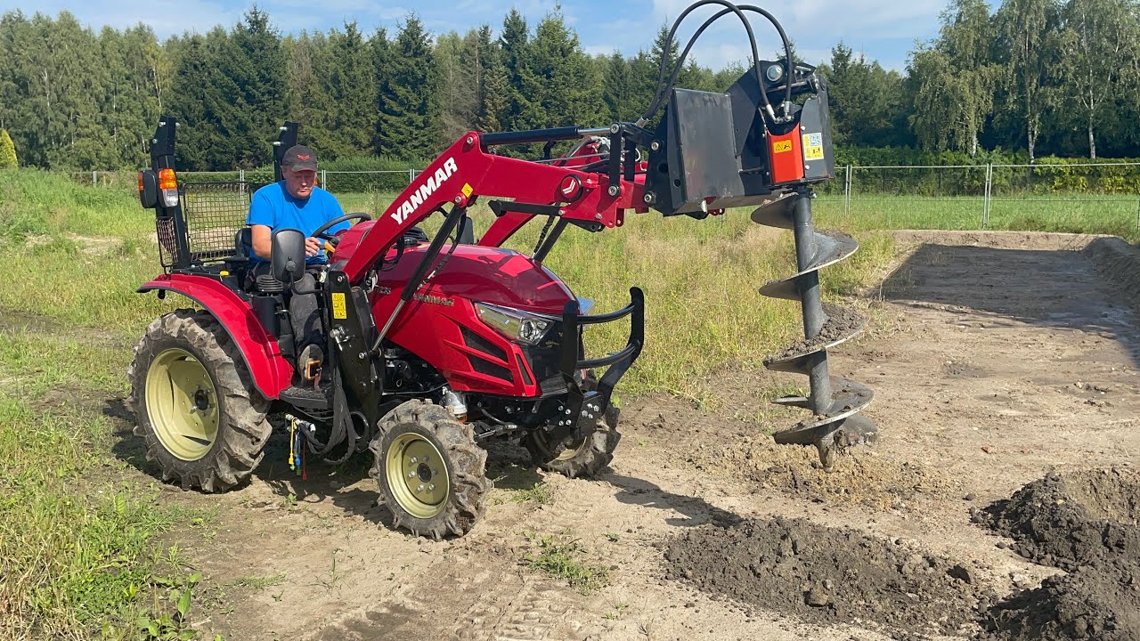 Yanmar Yt235 z ładowaczem YL310 i wiertnica