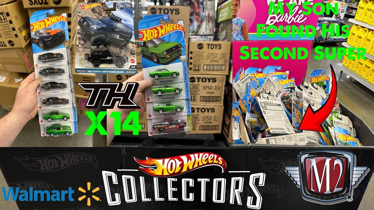 Hot Wheels 2024 A and B Cases LOADED with Super Treasure Hunts at Walmart | Car Culture & M2 Chases