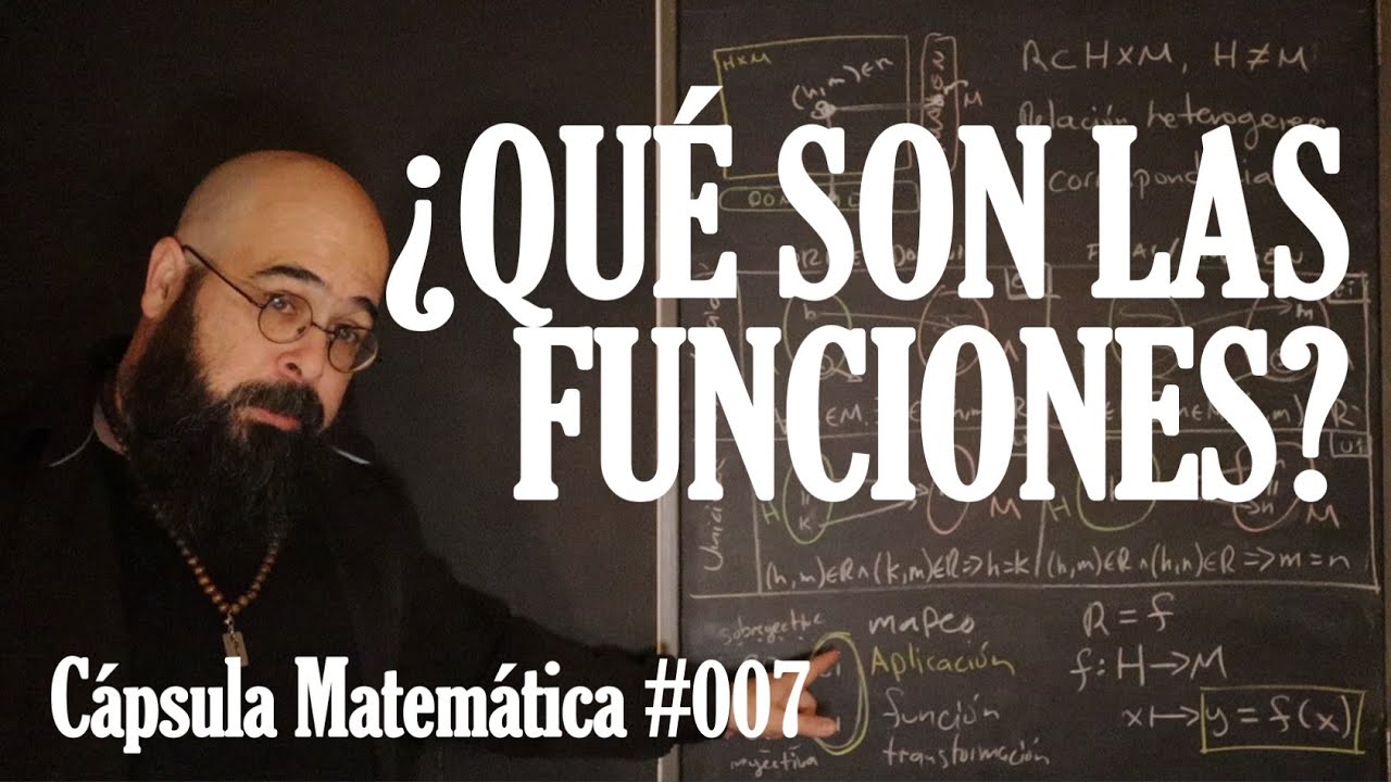 ¿Qué son las funciones? - Cápsula Matemática 007
