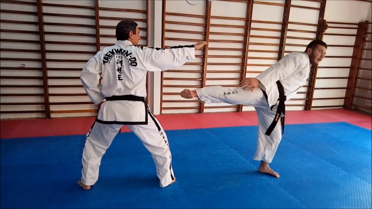 taekwon do i t f  three steps sparing  Sambo Matsogi no 1~10  with terminology
